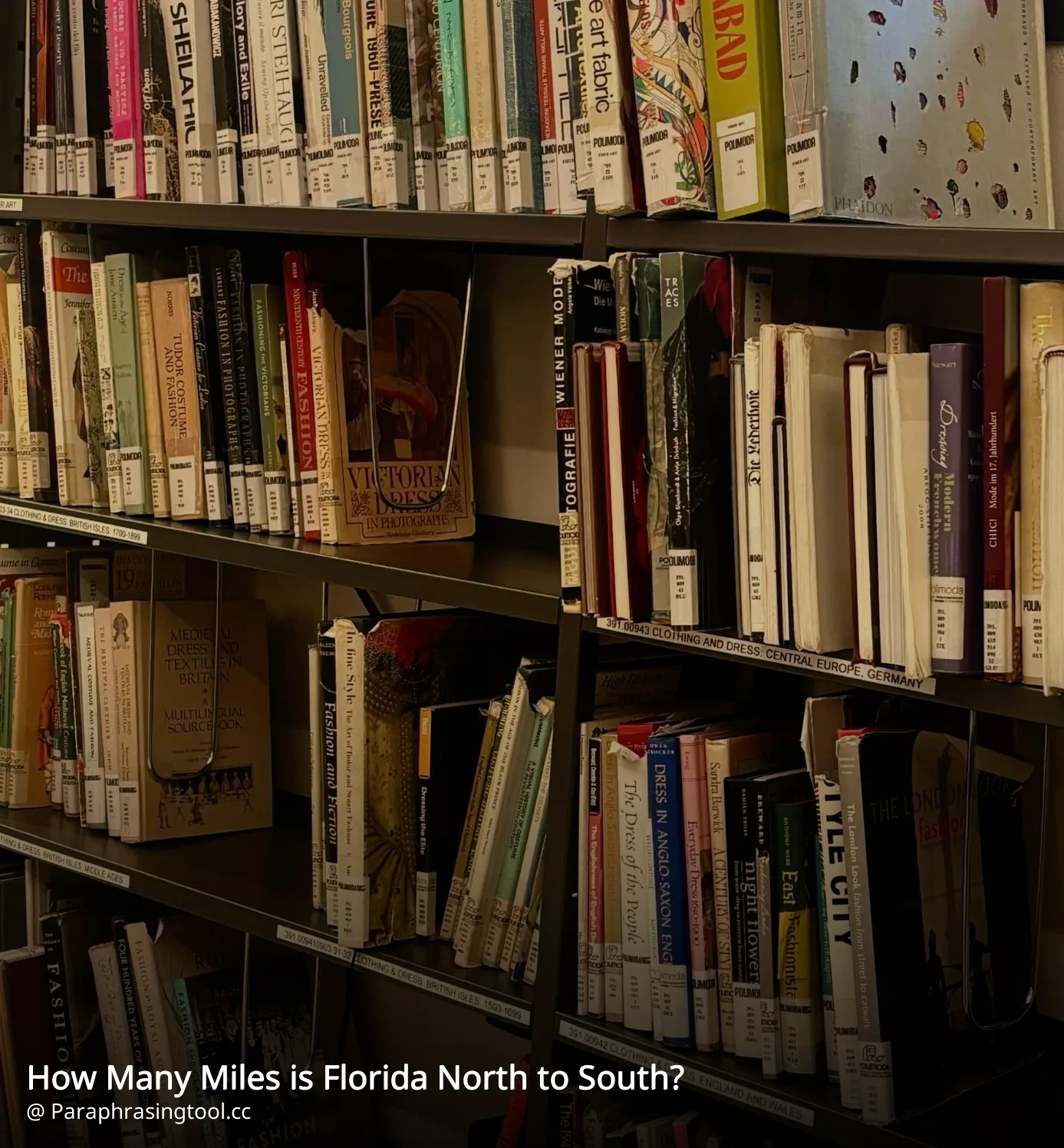 How Many Miles is Florida North to South?