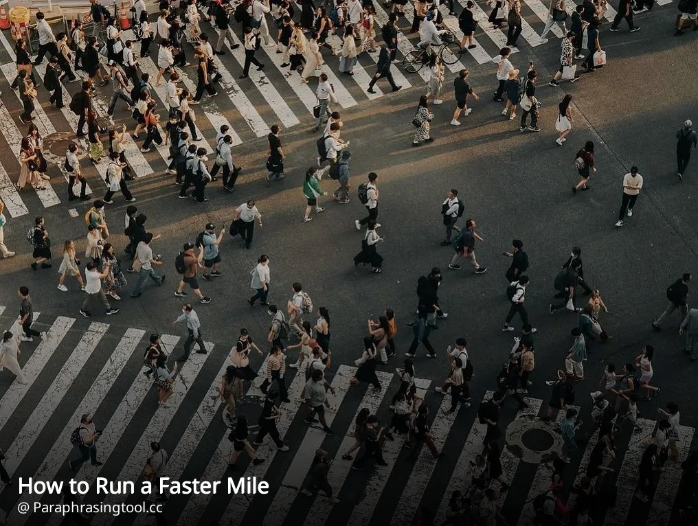 How to Run a Faster Mile