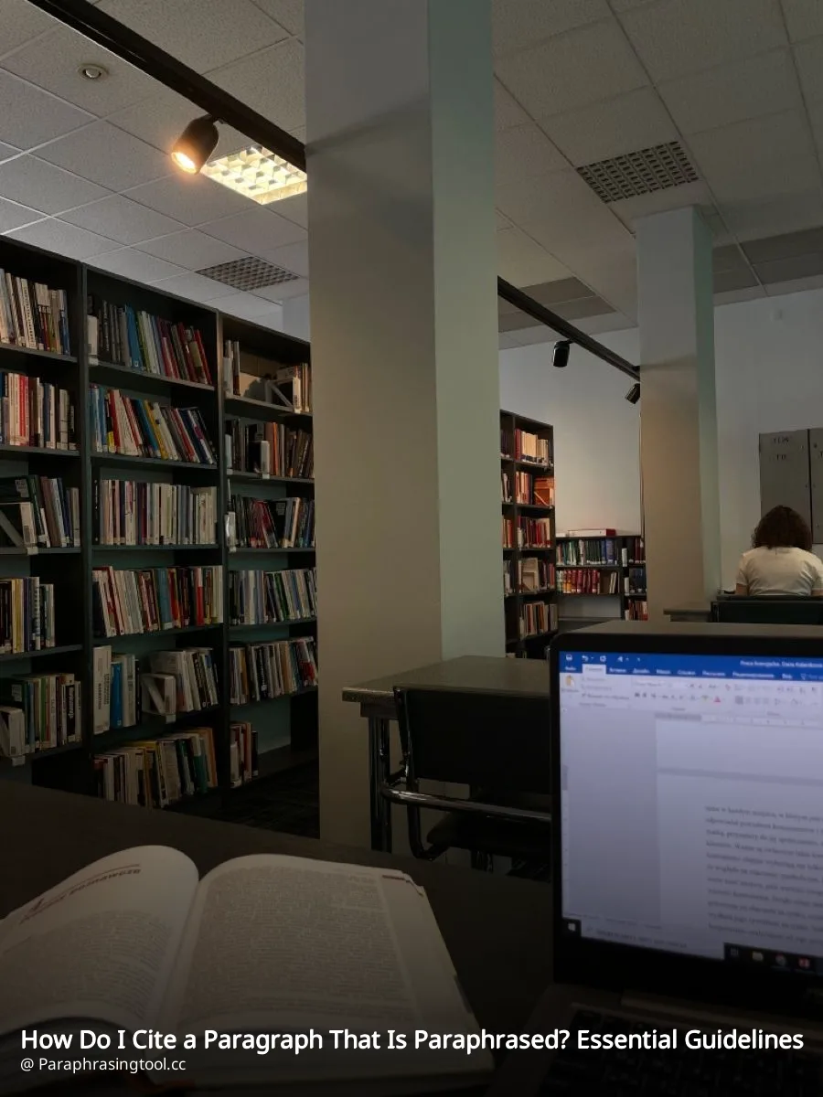 How Do I Cite a Paragraph That Is Paraphrased? Essential Guidelines