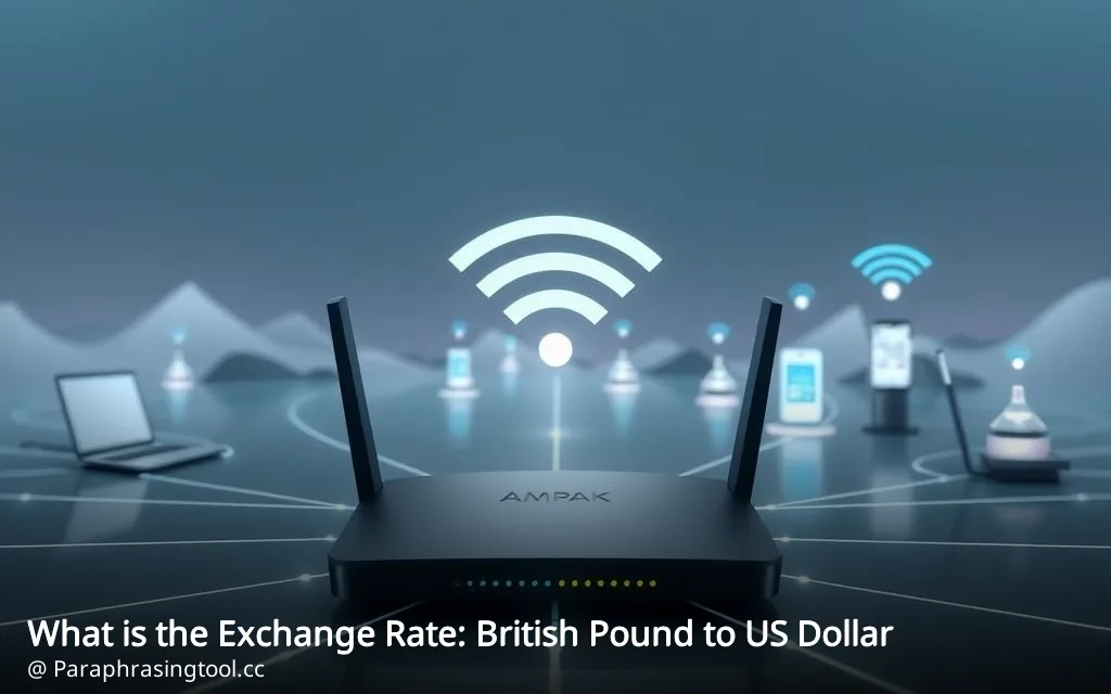 What is the Exchange Rate: British Pound to US Dollar