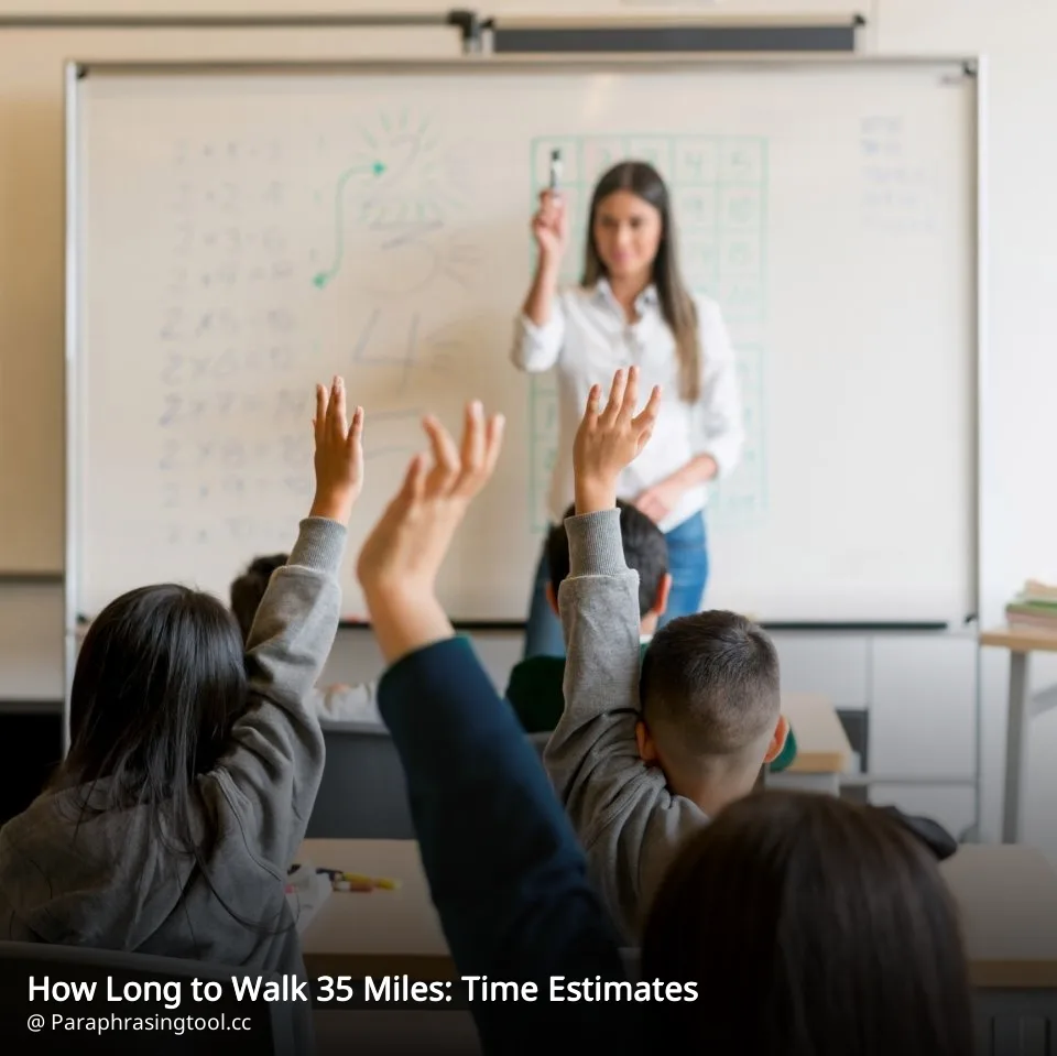 How Long to Walk 35 Miles: Time Estimates