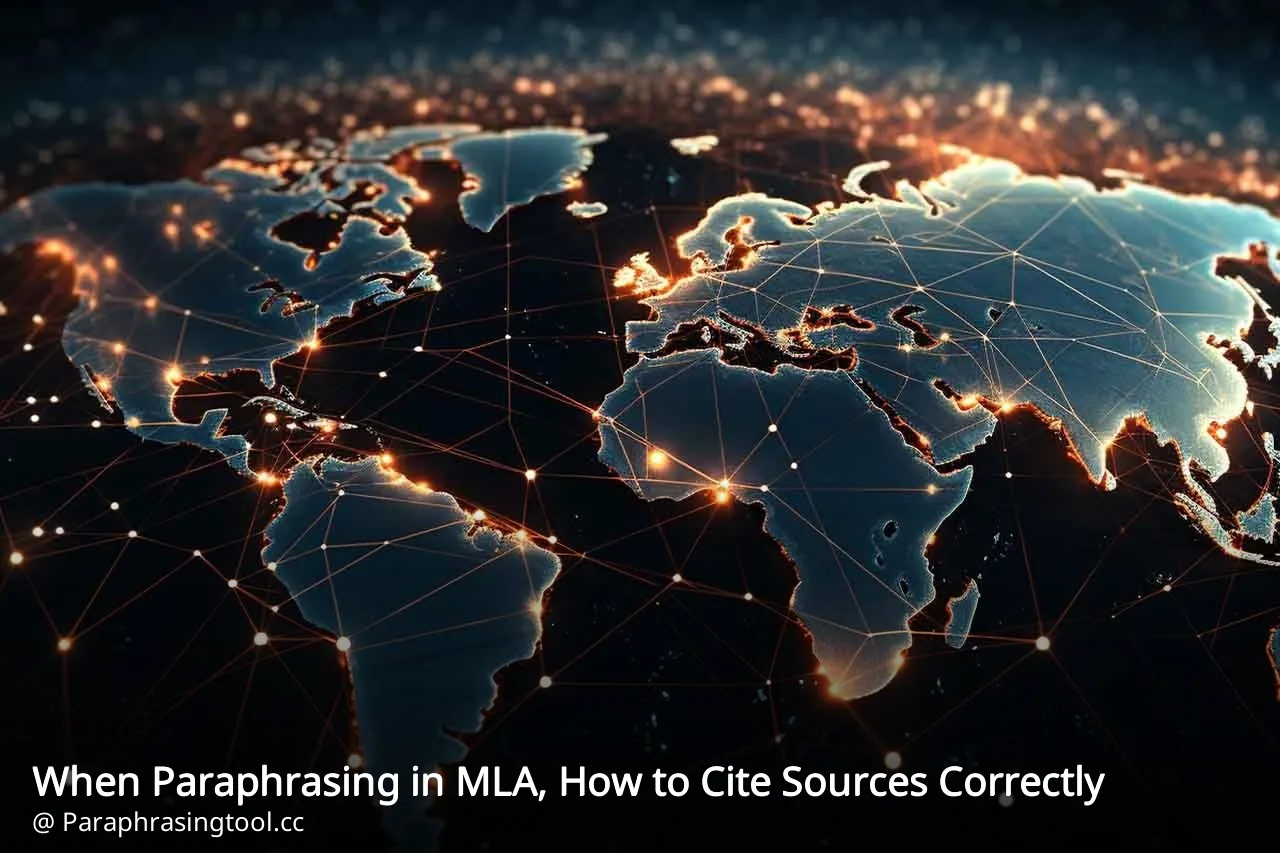 When Paraphrasing in MLA, How to Cite Sources Correctly