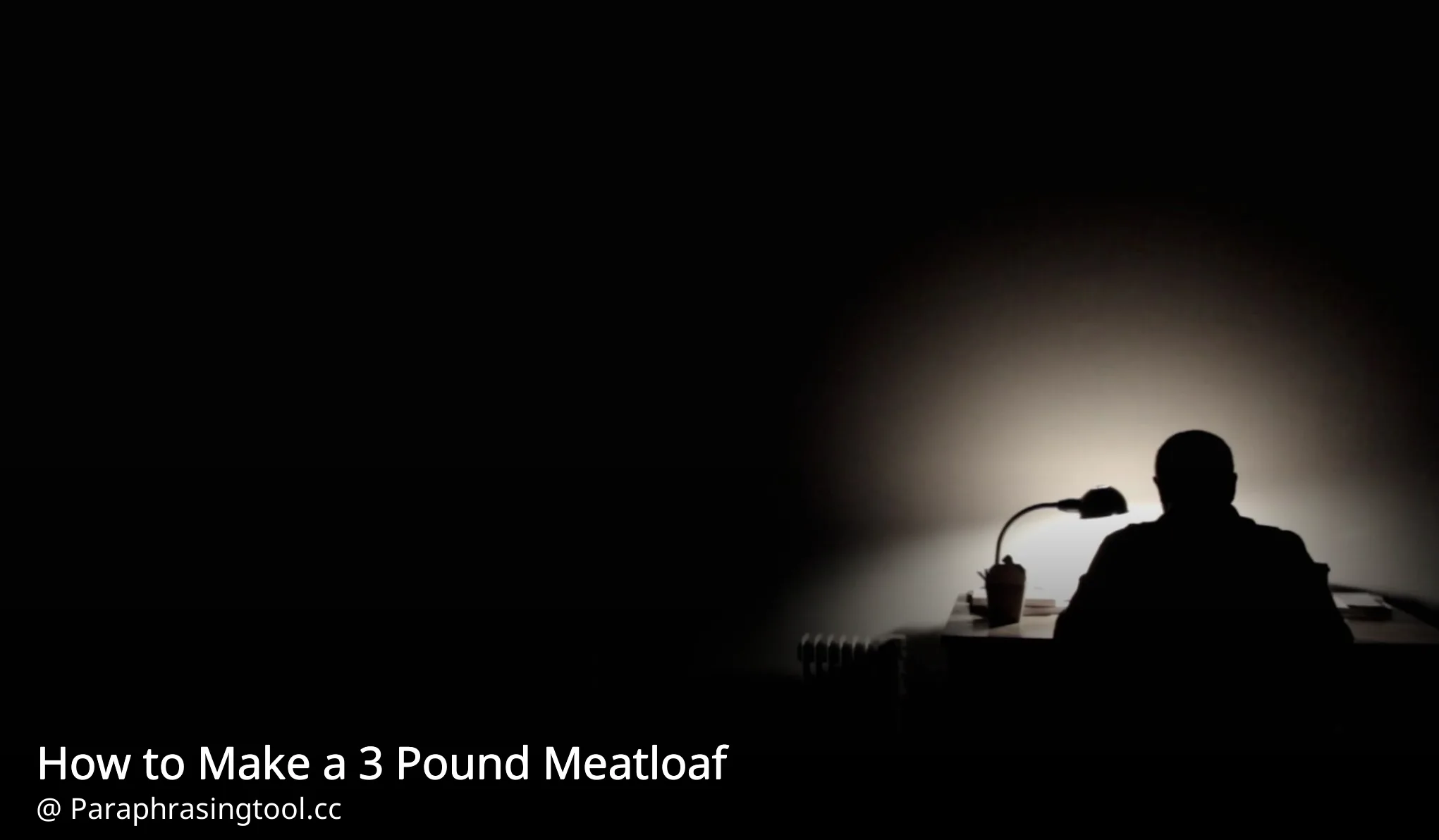 How to Make a 3 Pound Meatloaf