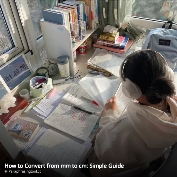 How to Convert from mm to cm: Simple Guide