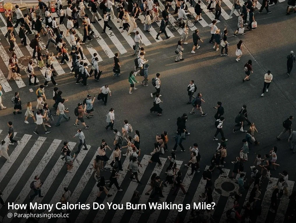 How Many Calories Do You Burn Walking a Mile?