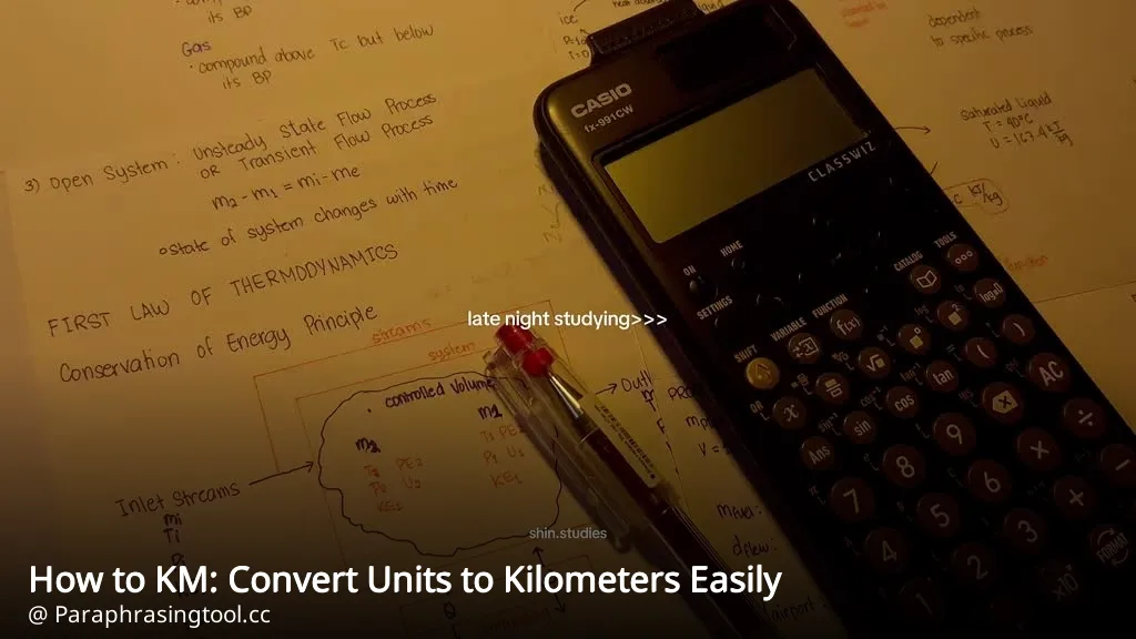How to KM: Convert Units to Kilometers Easily