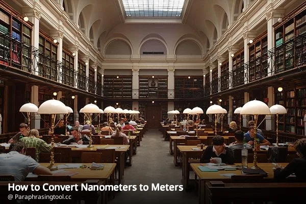 How to Convert Nanometers to Meters