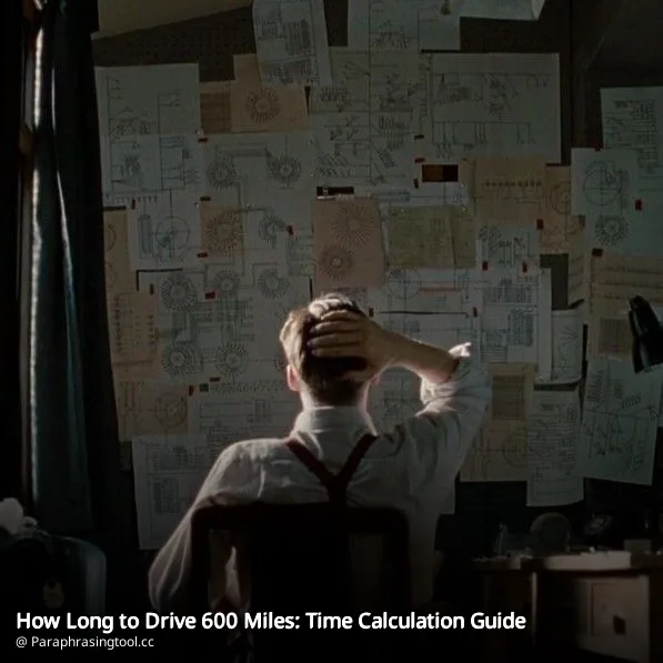 How Long to Drive 600 Miles: Time Calculation Guide