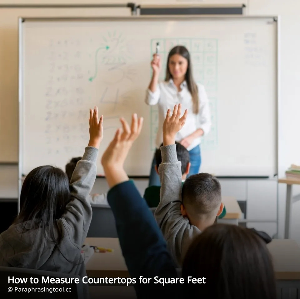 How to Measure Countertops for Square Feet