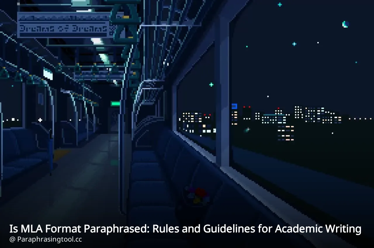 Is MLA Format Paraphrased: Rules and Guidelines for Academic Writing