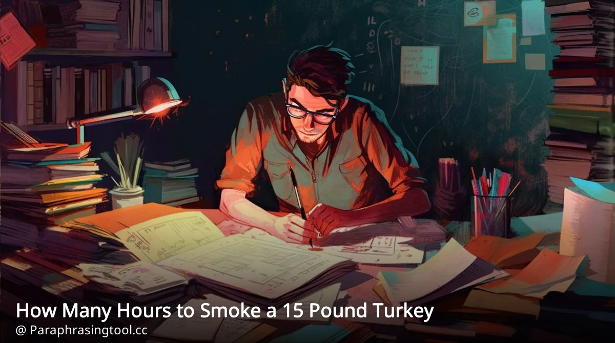 How Many Hours to Smoke a 15 Pound Turkey