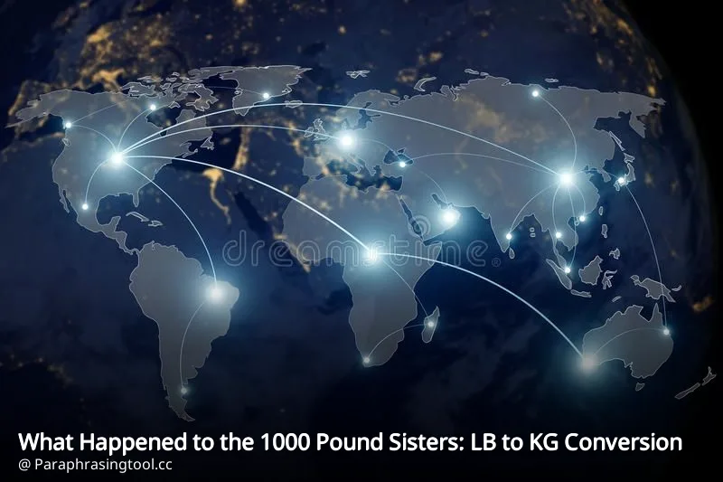 What Happened to the 1000 Pound Sisters: LB to KG Conversion