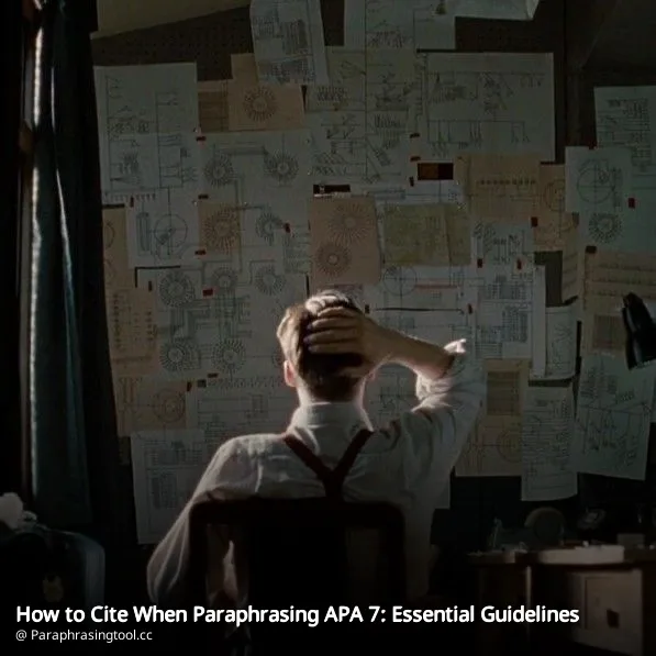How to Cite When Paraphrasing APA 7: Essential Guidelines