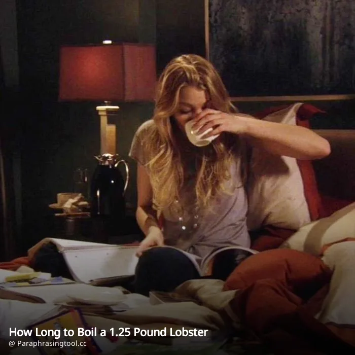 How Long to Boil a 1.25 Pound Lobster