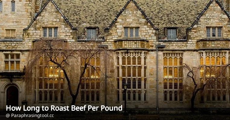 How Long to Roast Beef Per Pound