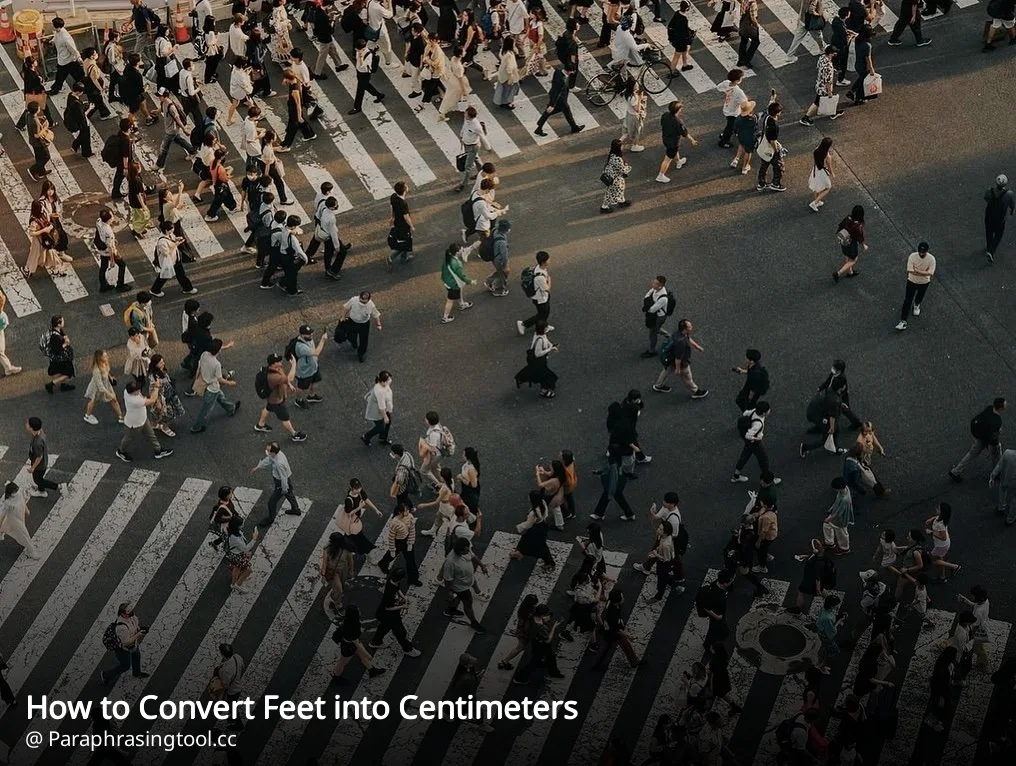 How to Convert Feet into Centimeters