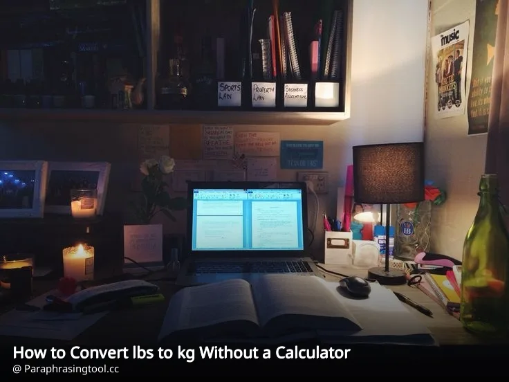 How to Convert lbs to kg Without a Calculator