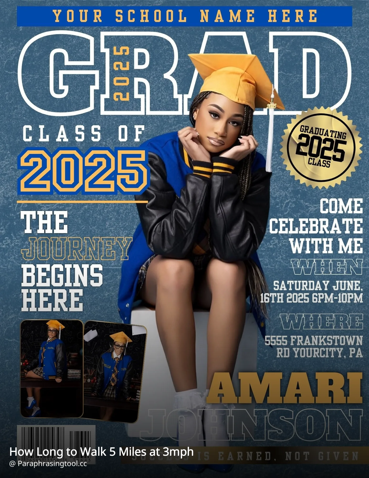How Long to Walk 5 Miles at 3mph