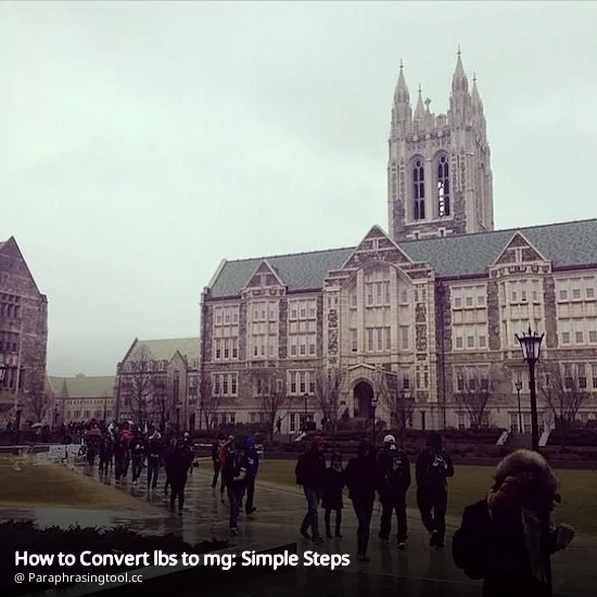 How to Convert lbs to mg: Simple Steps
