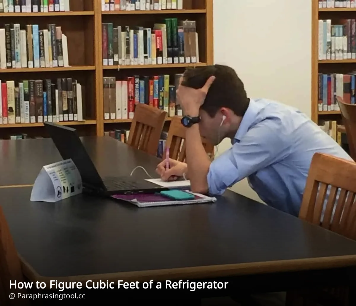 How to Figure Cubic Feet of a Refrigerator