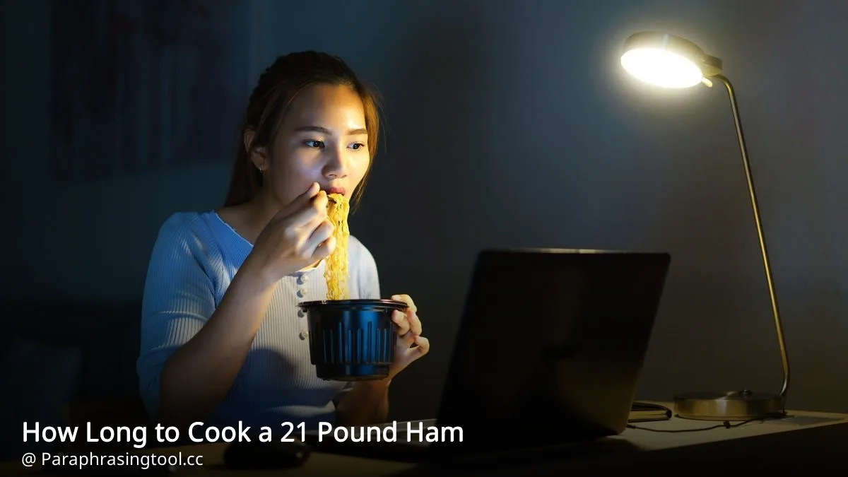 How Long to Cook a 21 Pound Ham