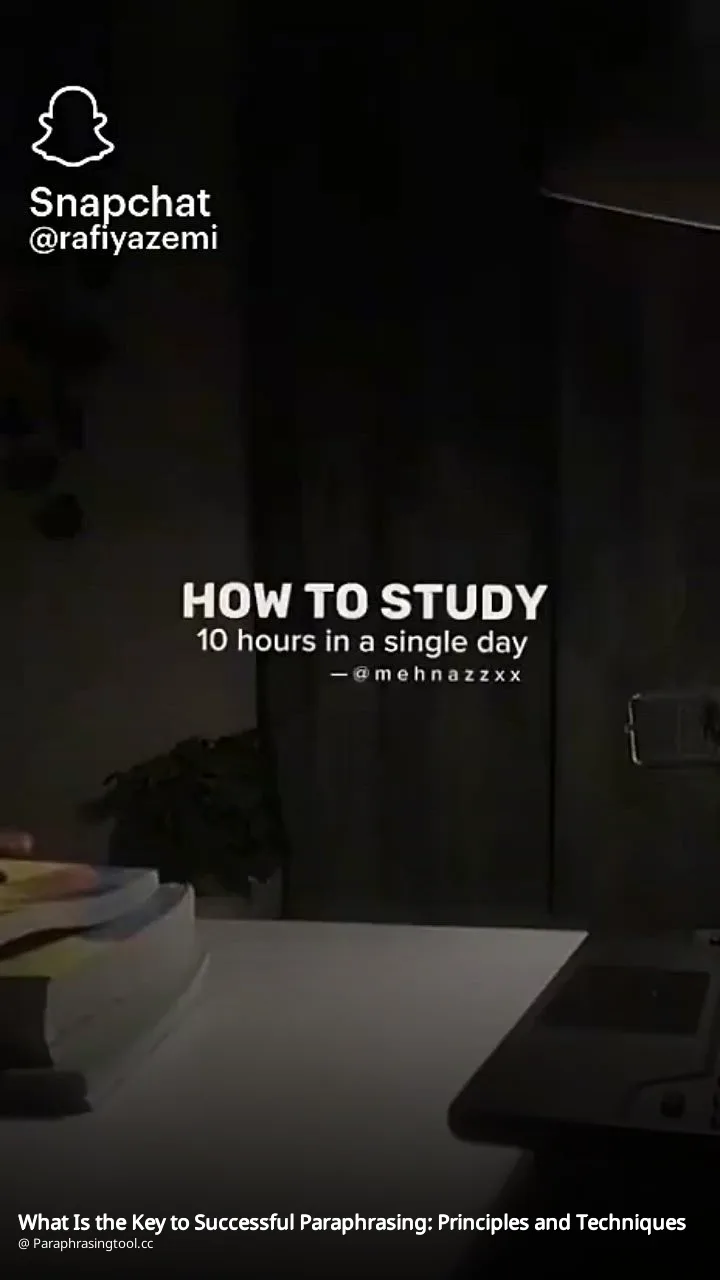 What Is the Key to Successful Paraphrasing: Principles and Techniques