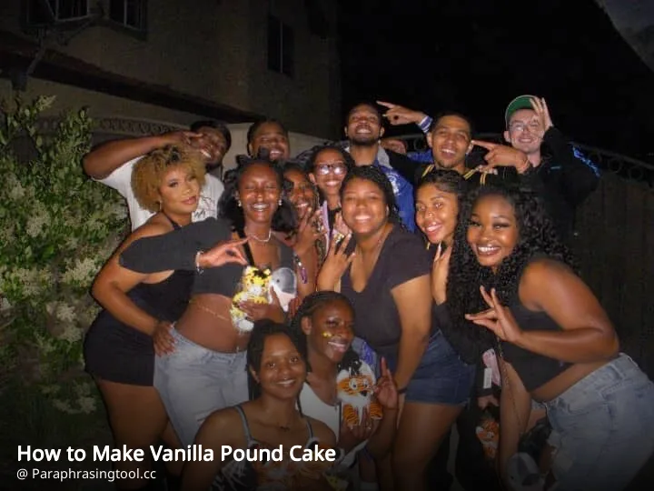 How to Make Vanilla Pound Cake