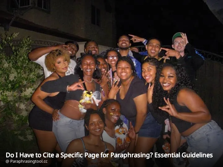 Do I Have to Cite a Specific Page for Paraphrasing? Essential Guidelines