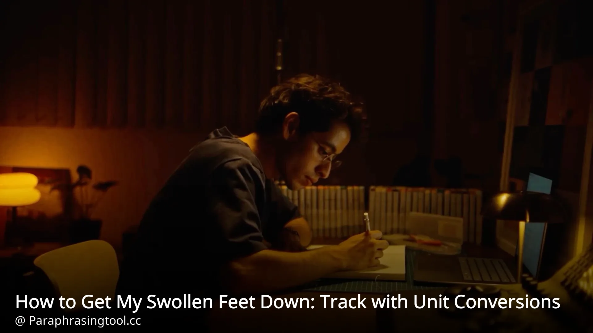 How to Get My Swollen Feet Down: Track with Unit Conversions