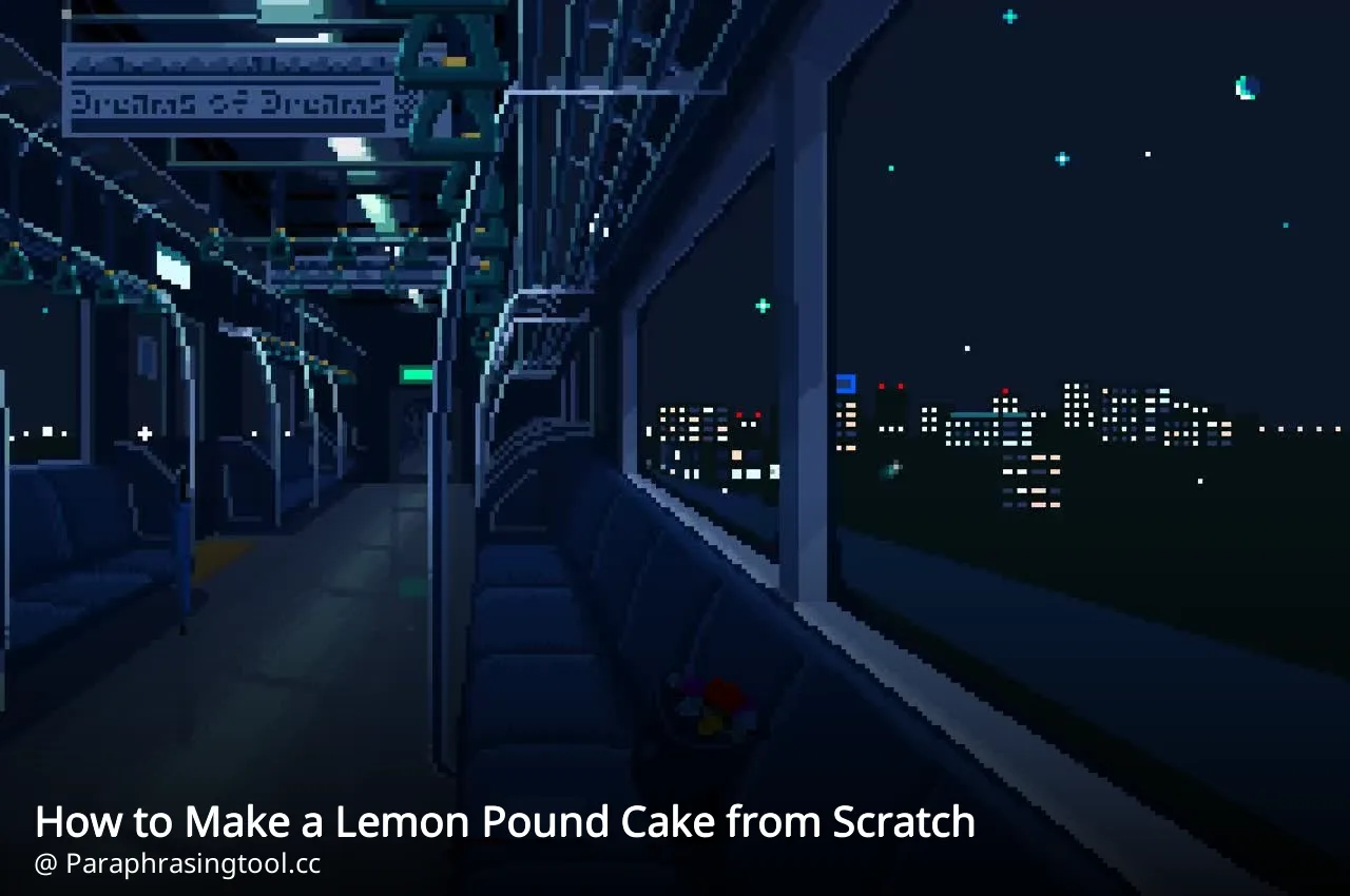How to Make a Lemon Pound Cake from Scratch