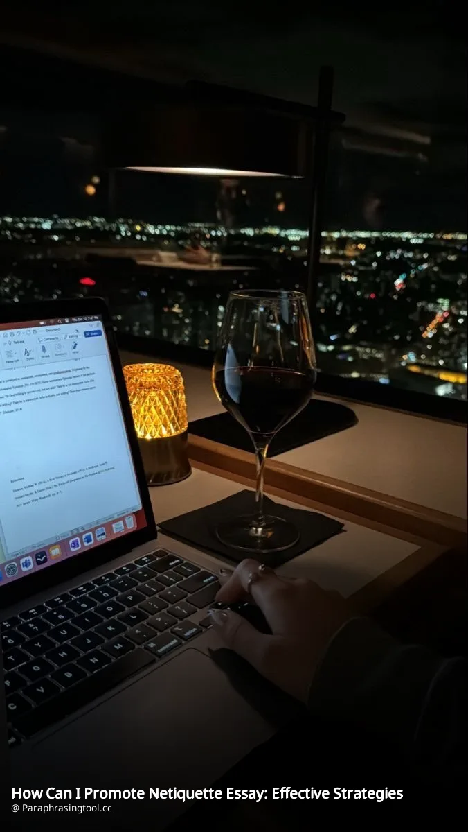 How Can I Promote Netiquette Essay: Effective Strategies
