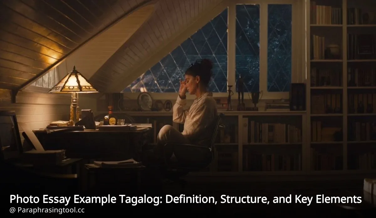 Photo Essay Example Tagalog: Definition, Structure, and Key Elements