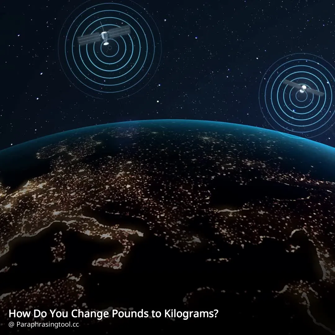 How Do You Change Pounds to Kilograms?