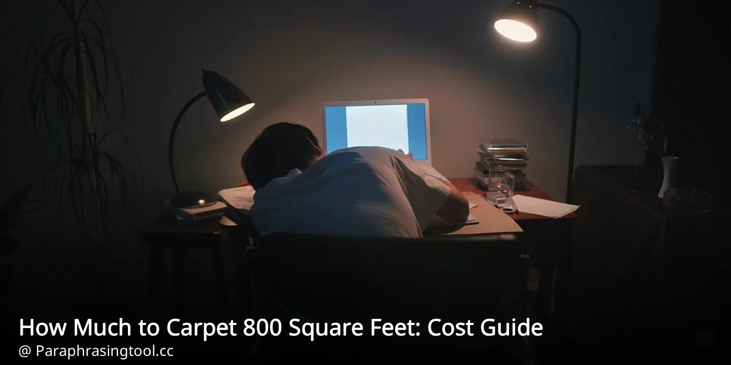 How Much to Carpet 800 Square Feet: Cost Guide
