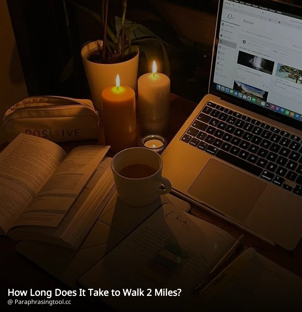 How Long Does It Take to Walk 2 Miles?
