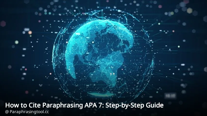 How to Cite Paraphrasing APA 7: Step-by-Step Guide