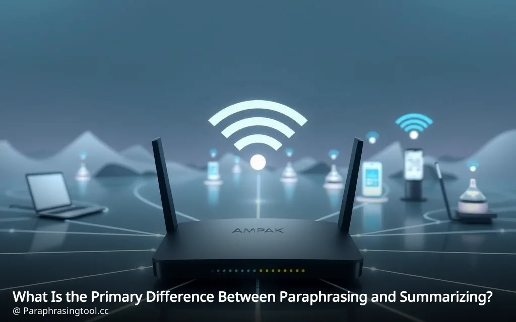 What Is the Primary Difference Between Paraphrasing and Summarizing?