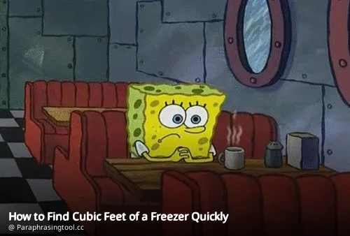 How to Find Cubic Feet of a Freezer Quickly