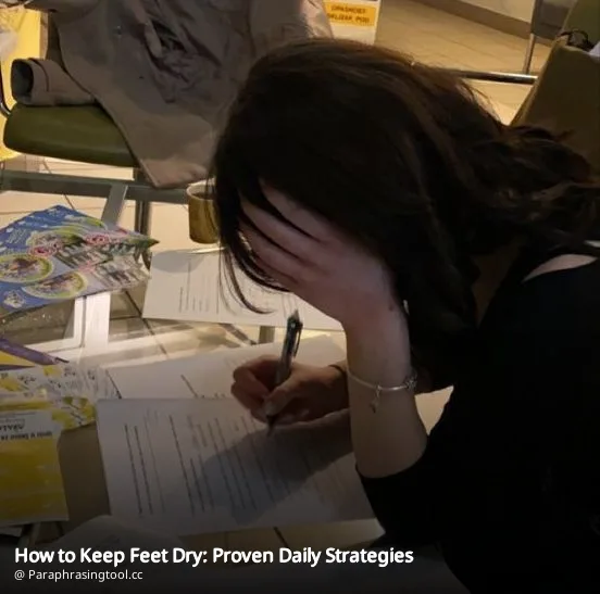 How to Keep Feet Dry: Proven Daily Strategies