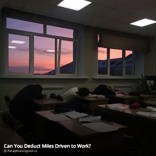 Can You Deduct Miles Driven to Work?