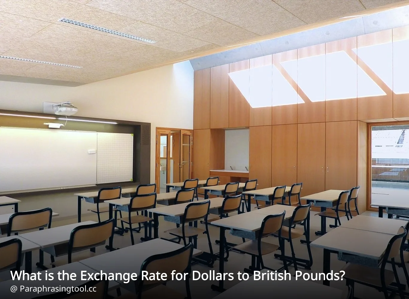 What is the Exchange Rate for Dollars to British Pounds?