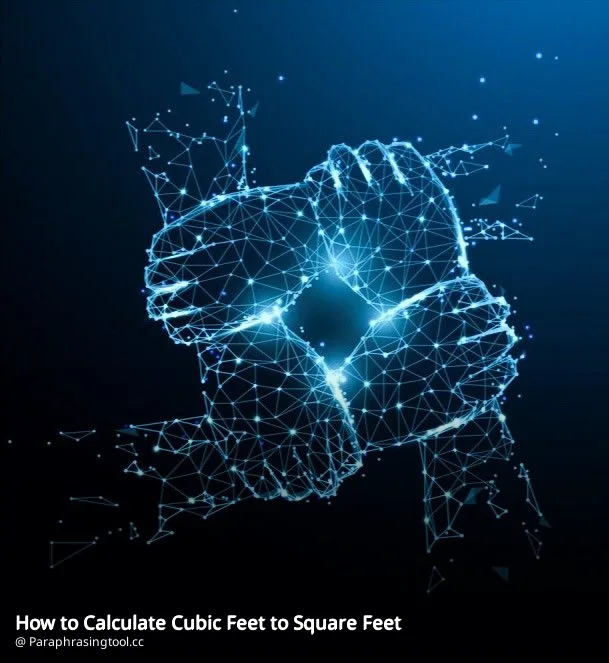 How to Calculate Cubic Feet to Square Feet