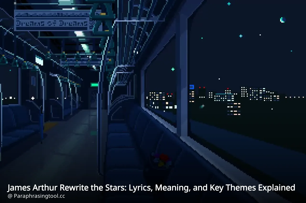 James Arthur Rewrite the Stars: Lyrics, Meaning, and Key Themes Explained