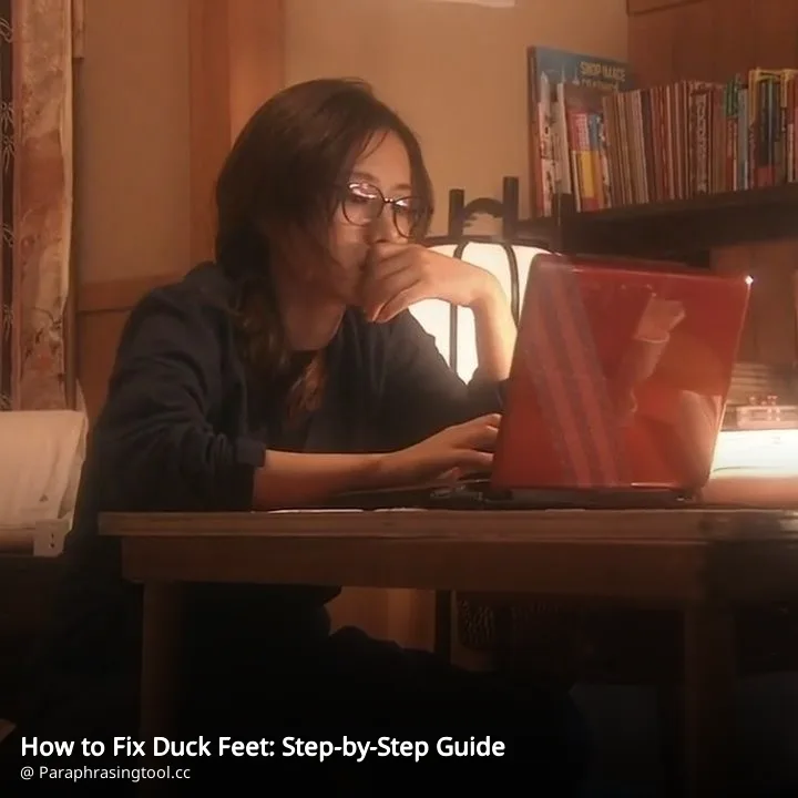 How to Fix Duck Feet: Step-by-Step Guide