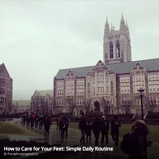 How to Care for Your Feet: Simple Daily Routine