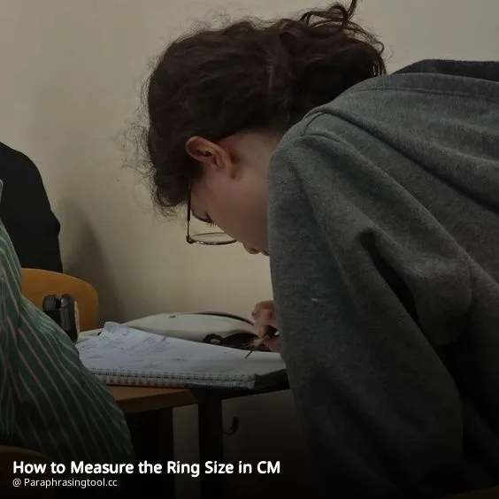 How to Measure the Ring Size in CM
