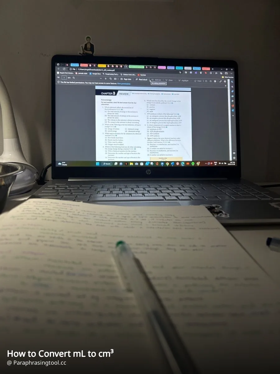 How to Convert mL to cm³