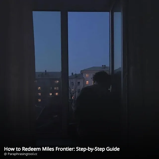 How to Redeem Miles Frontier: Step-by-Step Guide