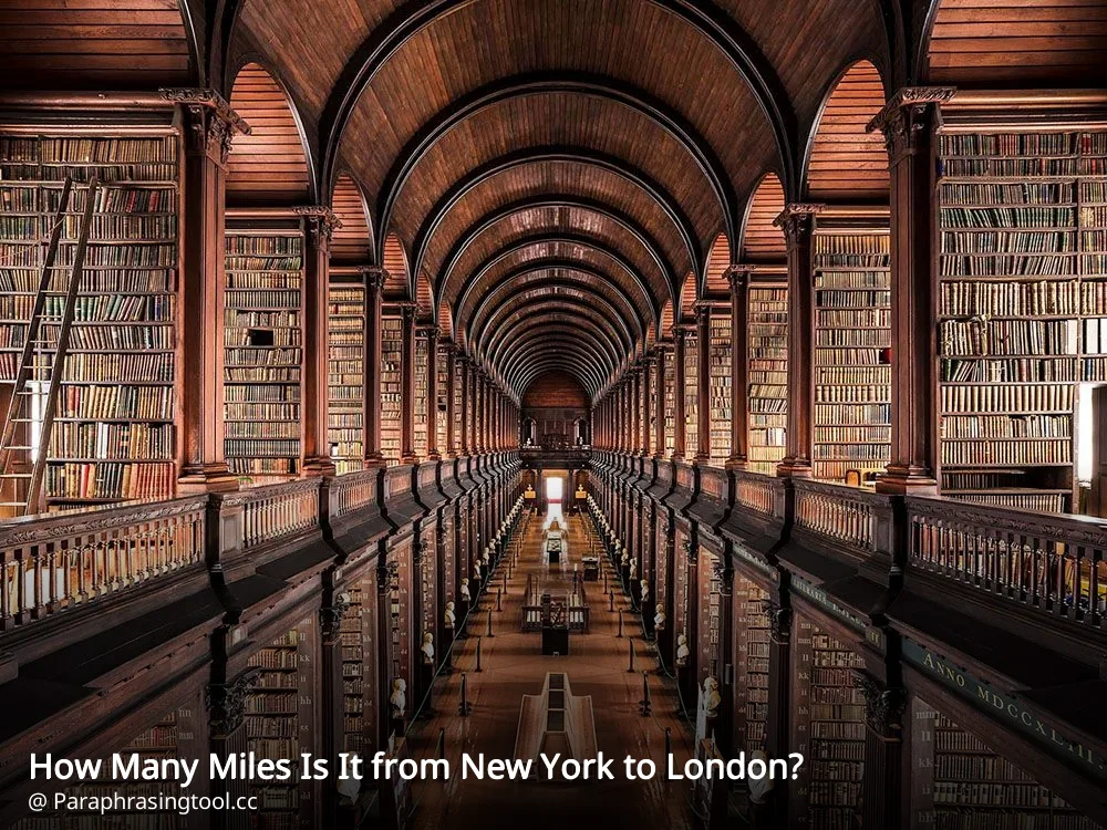 How Many Miles Is It from New York to London?