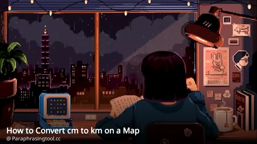 How to Convert cm to km on a Map